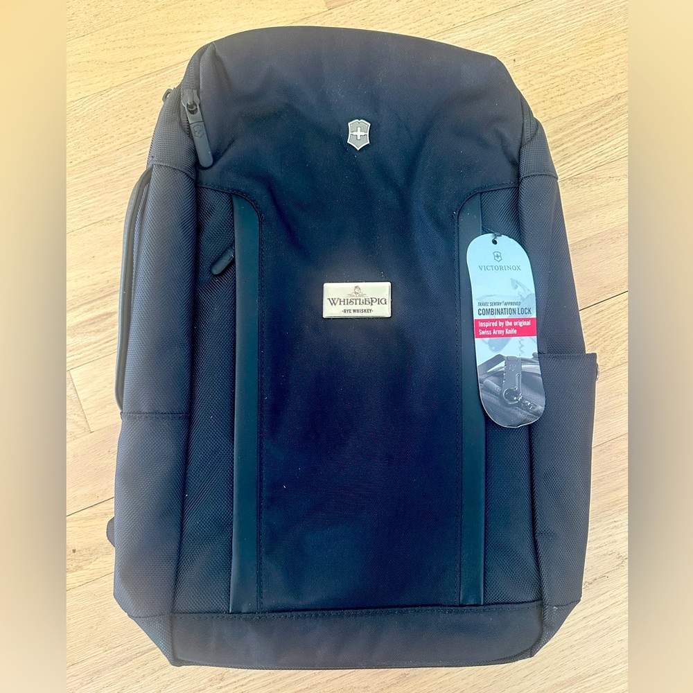 WhistlePig Whiskey limited edition branded backpack NWT